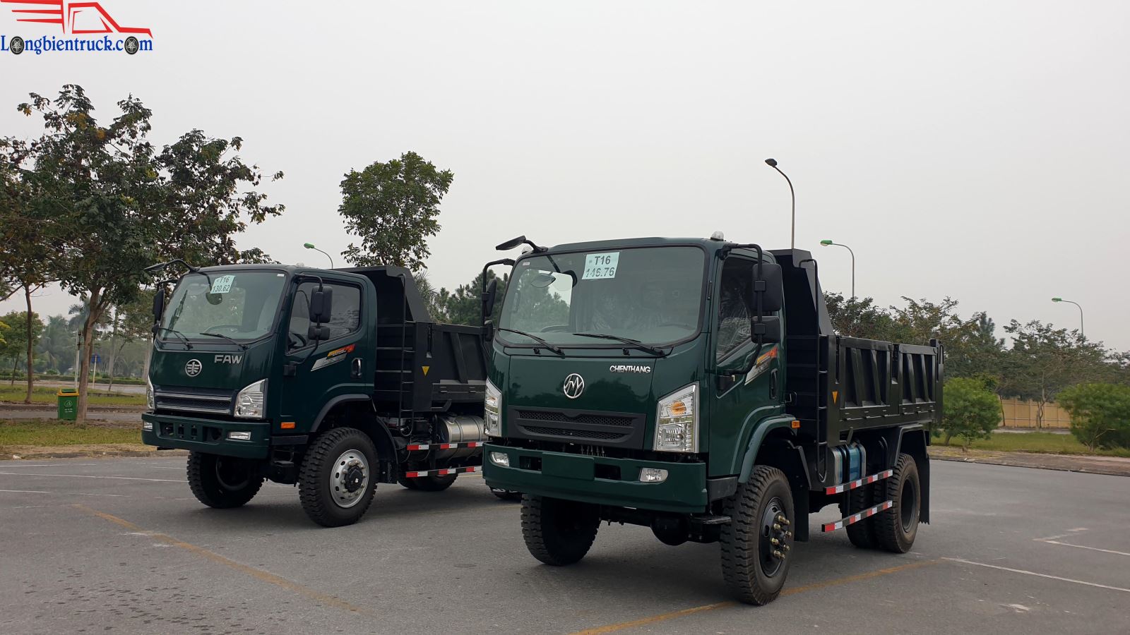 Hai sản phẩm xe tải ben Chiến Thắng 2 cầu đi rừng chất lượng Hai sản phẩm xe tải ben Chiến Thắng 2 cầu đi rừng chất lượng