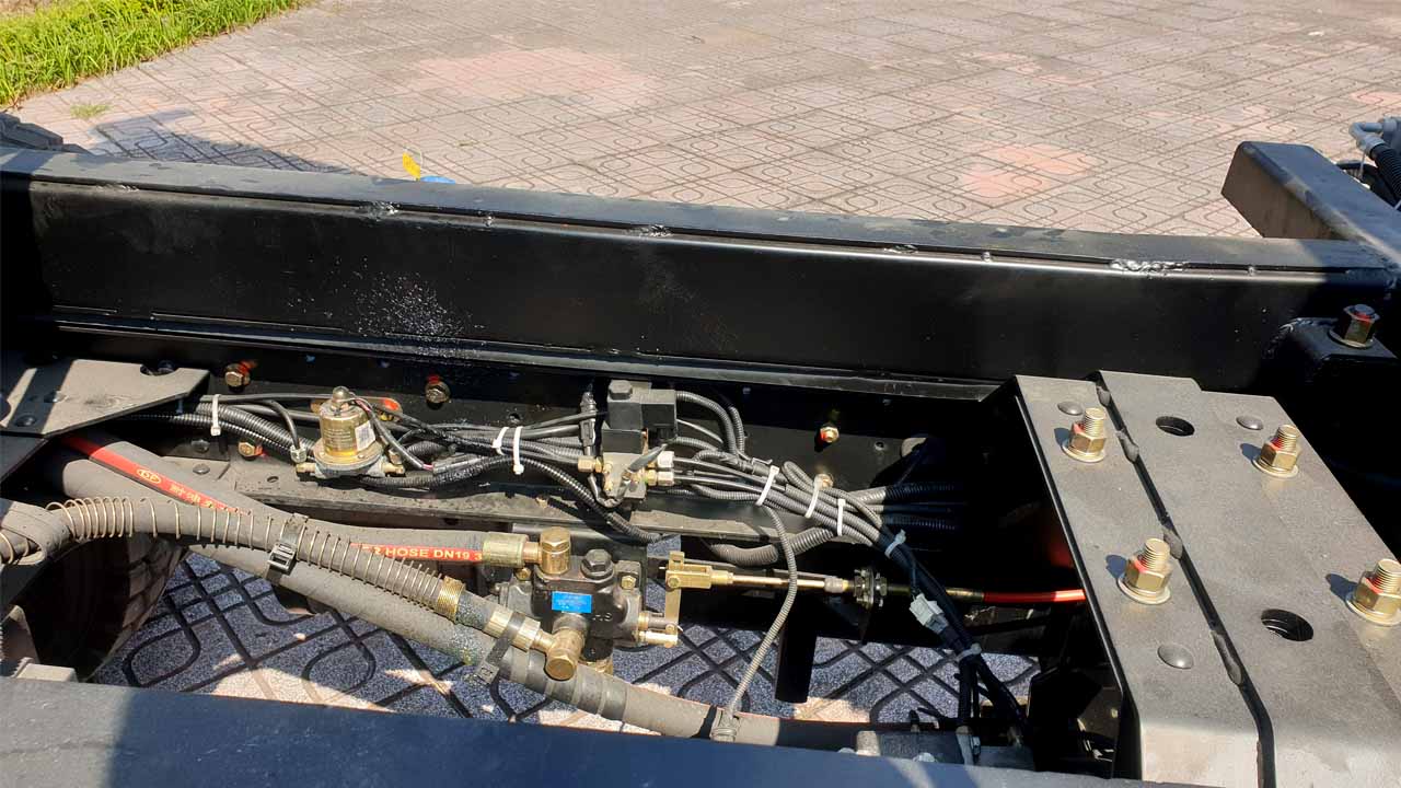 Sắt xi xe tải ben Trường Giang 3.49 tấn đời mới Sắt xi xe tải ben Trường Giang 3.49 tấn đời mới