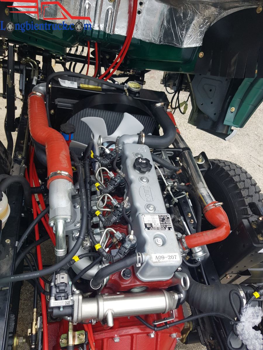 Hệ thống động cơ xe ben Chiến Thắng 2.35 tấn