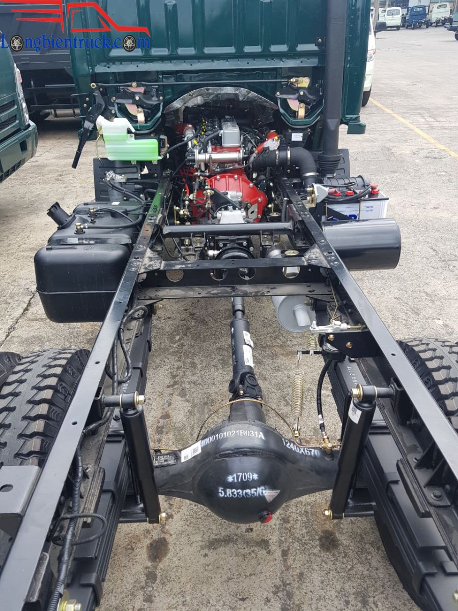Hệ thống khung gầm xe ben Chiến Thắng 2.35 tấn