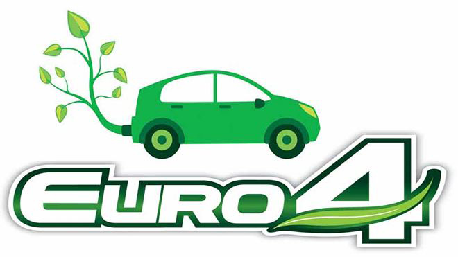 Euro 4 tiêu chuẩn được áp dụng từ 2018 Euro 4 tiêu chuẩn được áp dụng từ 2018