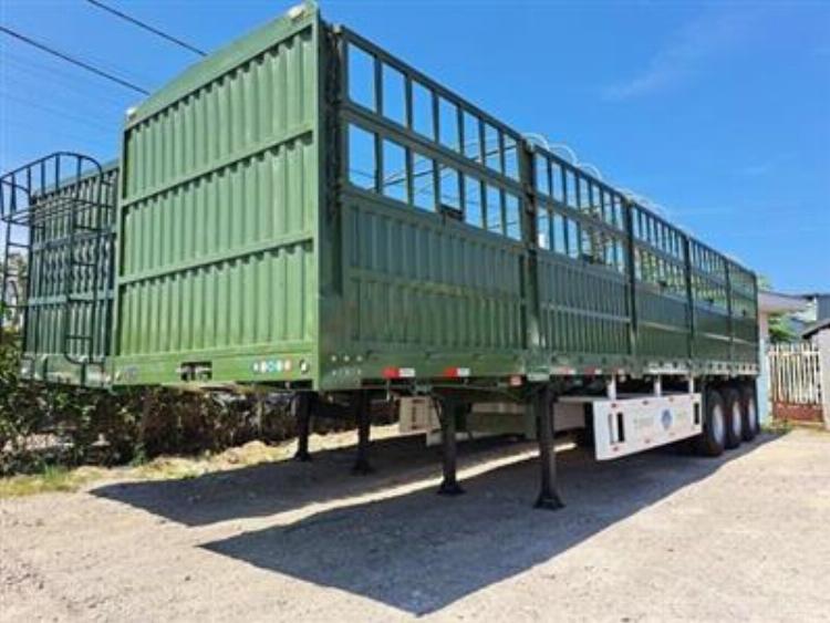 Hình ảnh minh họa các loại tải trọng trên một chiếc xe đầu kéo kèm sơ mi rơ moóc