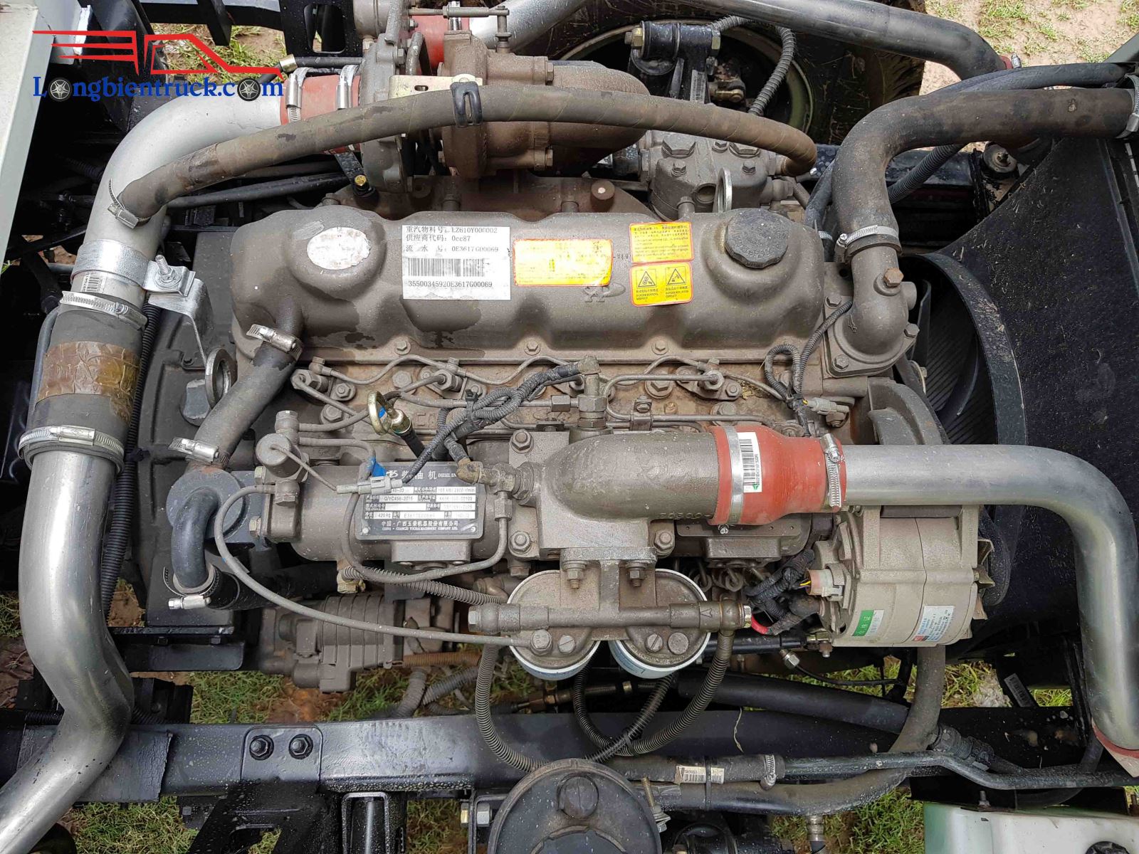 Xe tải TMT Sinotruk 8 tấn thùng khung mui bạt ST10580T