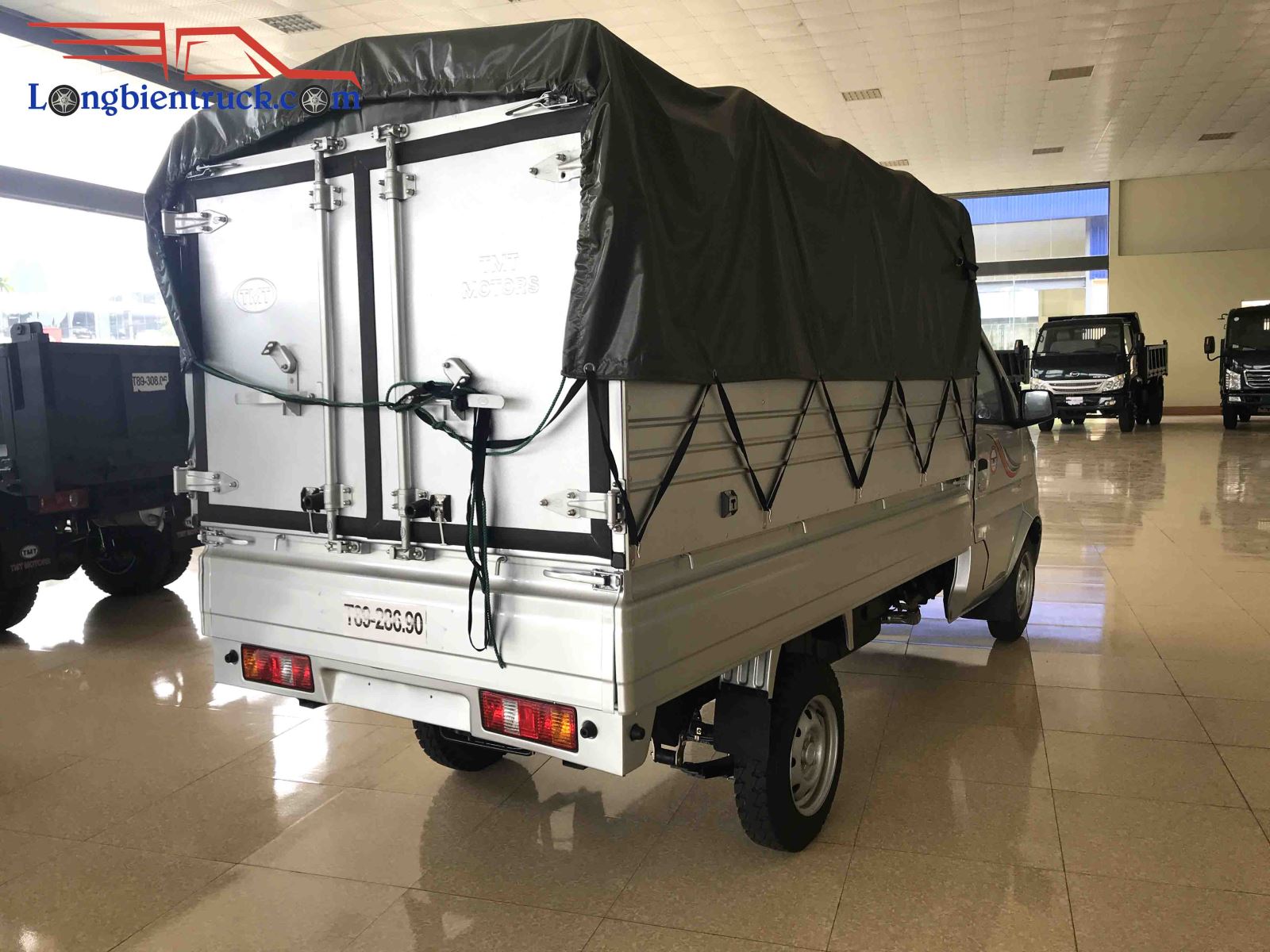 Xe tải TMT Dfsk 1 tấn máy xăng Euro 4 thùng mui bạt DFSK4110T