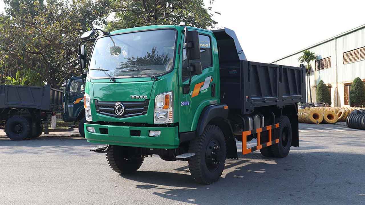 Tổng thể xe ben TMT 8 tấn 2 cầu dầu Tổng thể xe ben TMT 8 tấn 2 cầu dầu