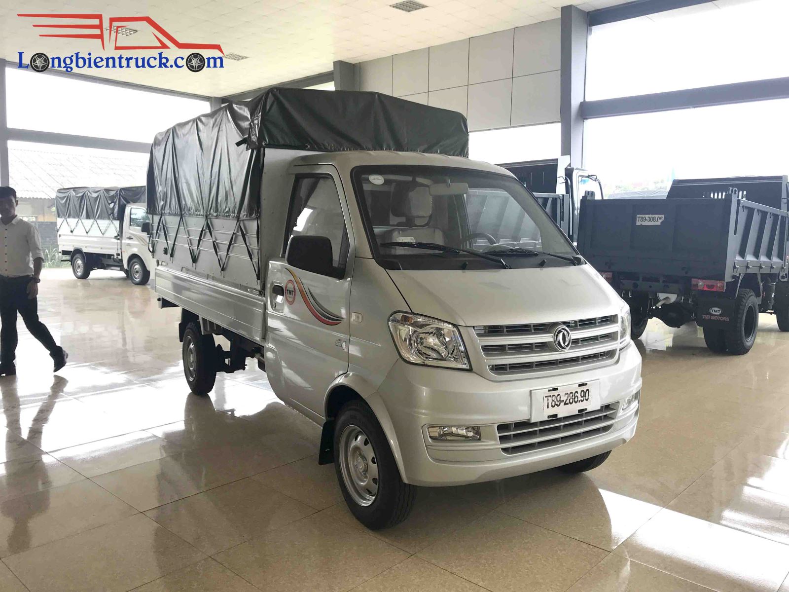 Xe tải TMT Dfsk 1 tấn máy xăng Euro 4 thùng mui bạt DFSK4110T