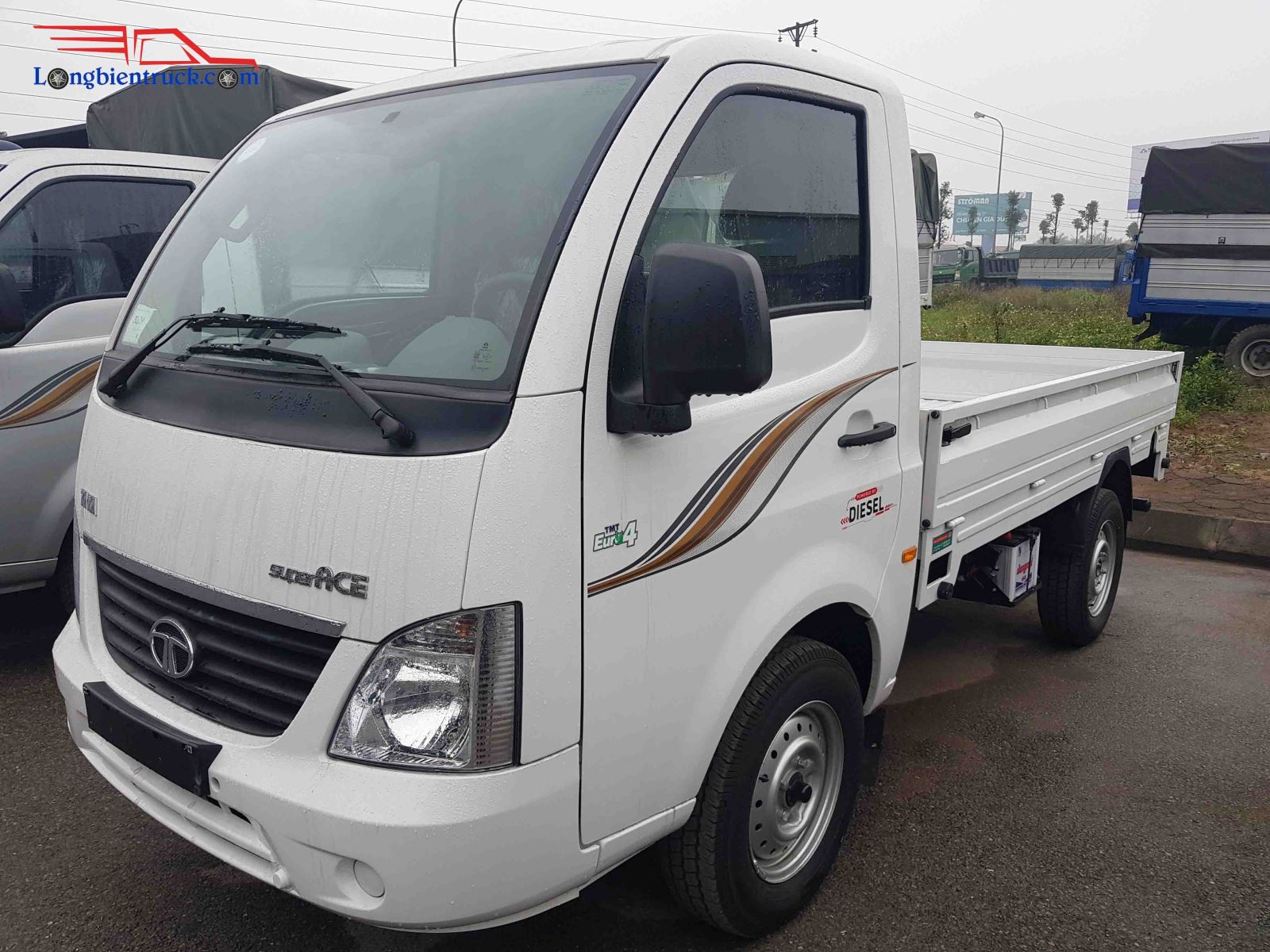 Xe tải TMT TATA Super ACE 1.2 tấn thùng lửng máy dầu