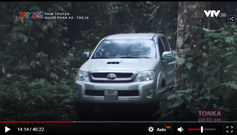 Một cảnh quay mà có sử dụng biển số 10