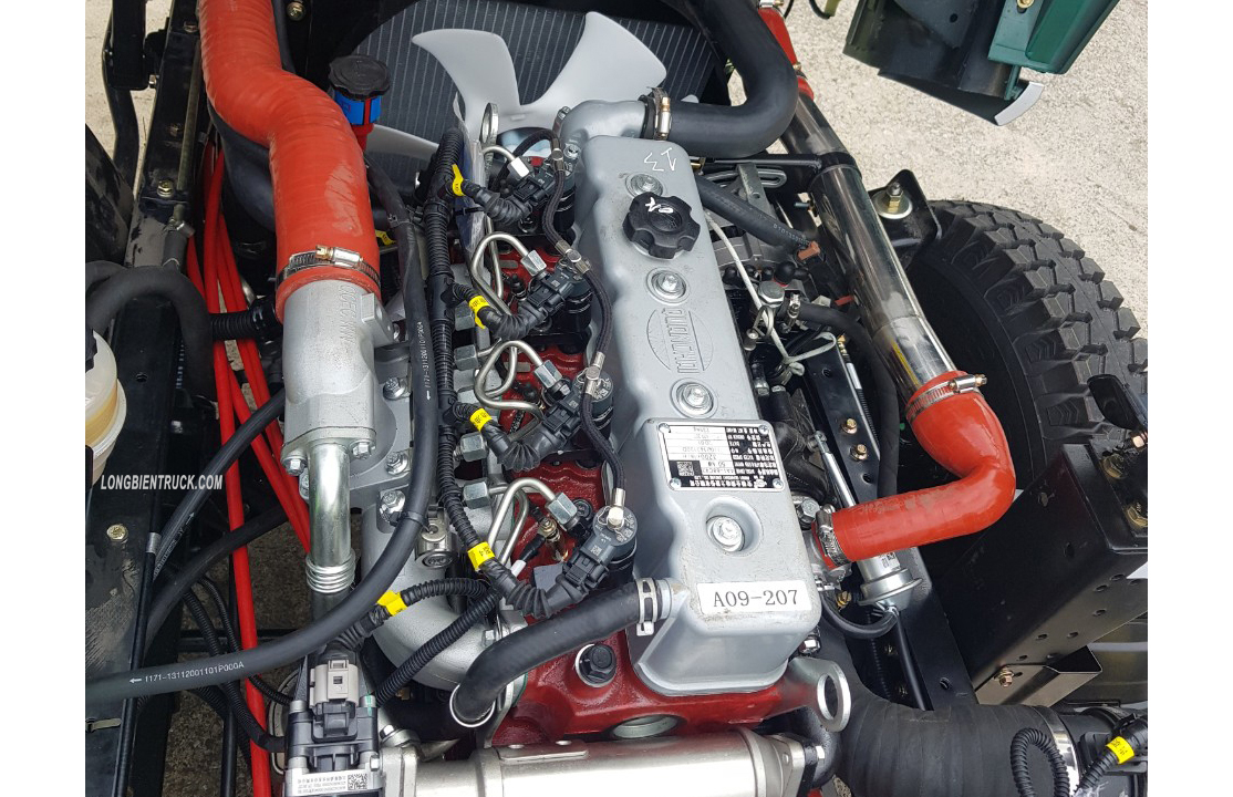 Xe tải ben Chiến Thắng 2.35 tấn đời mới