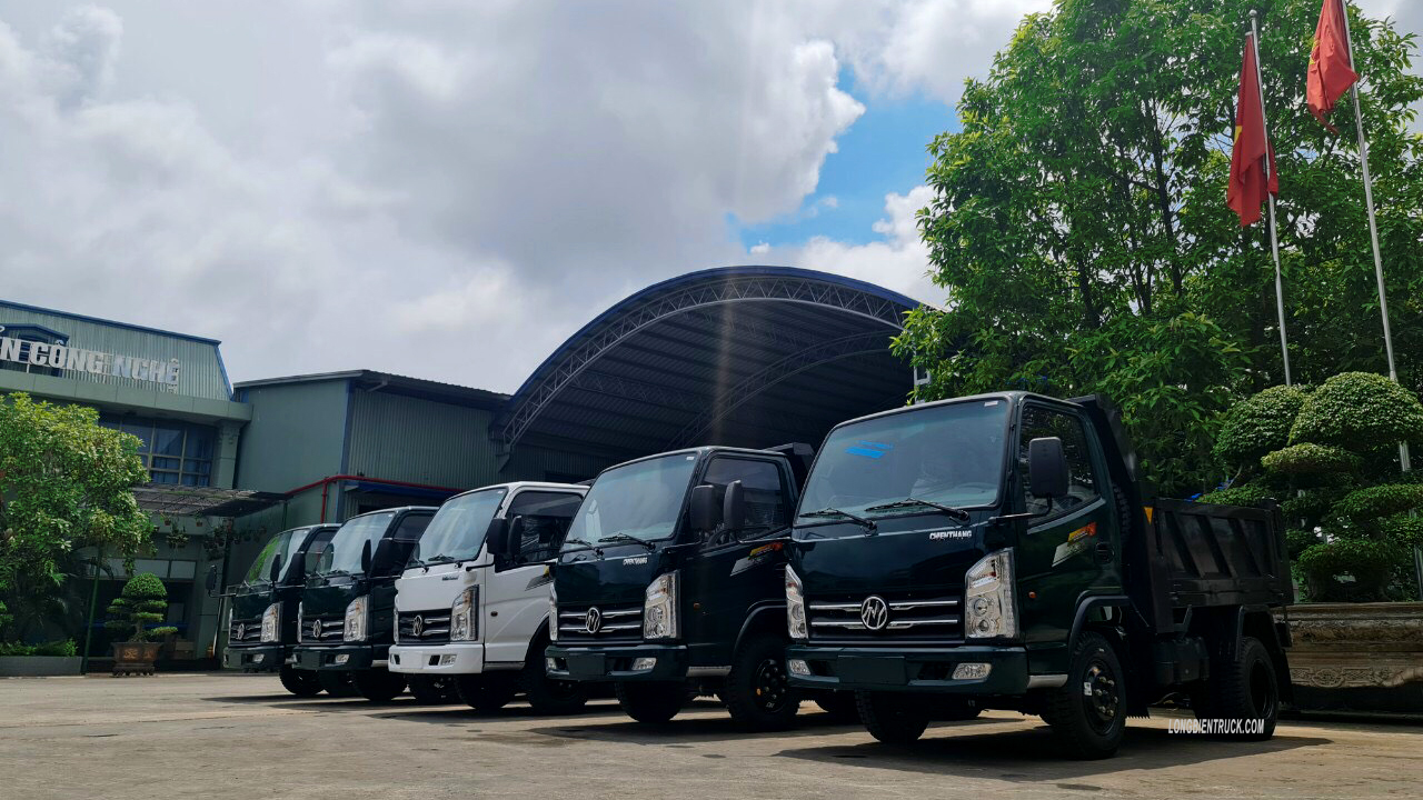 Tổng thể xe ben Chiến Thắng 2t35