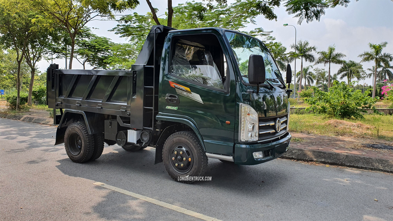 Xe tải ben Chiến Thắng 2.35 tấn đời mới