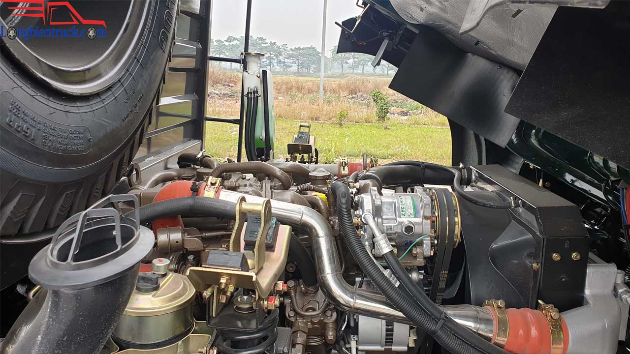 Động cơ của xe tải ben Chiến Thắng 6.8 tấn 2 cầu láp Động cơ của xe tải ben Chiến Thắng 6.8 tấn 2 cầu láp