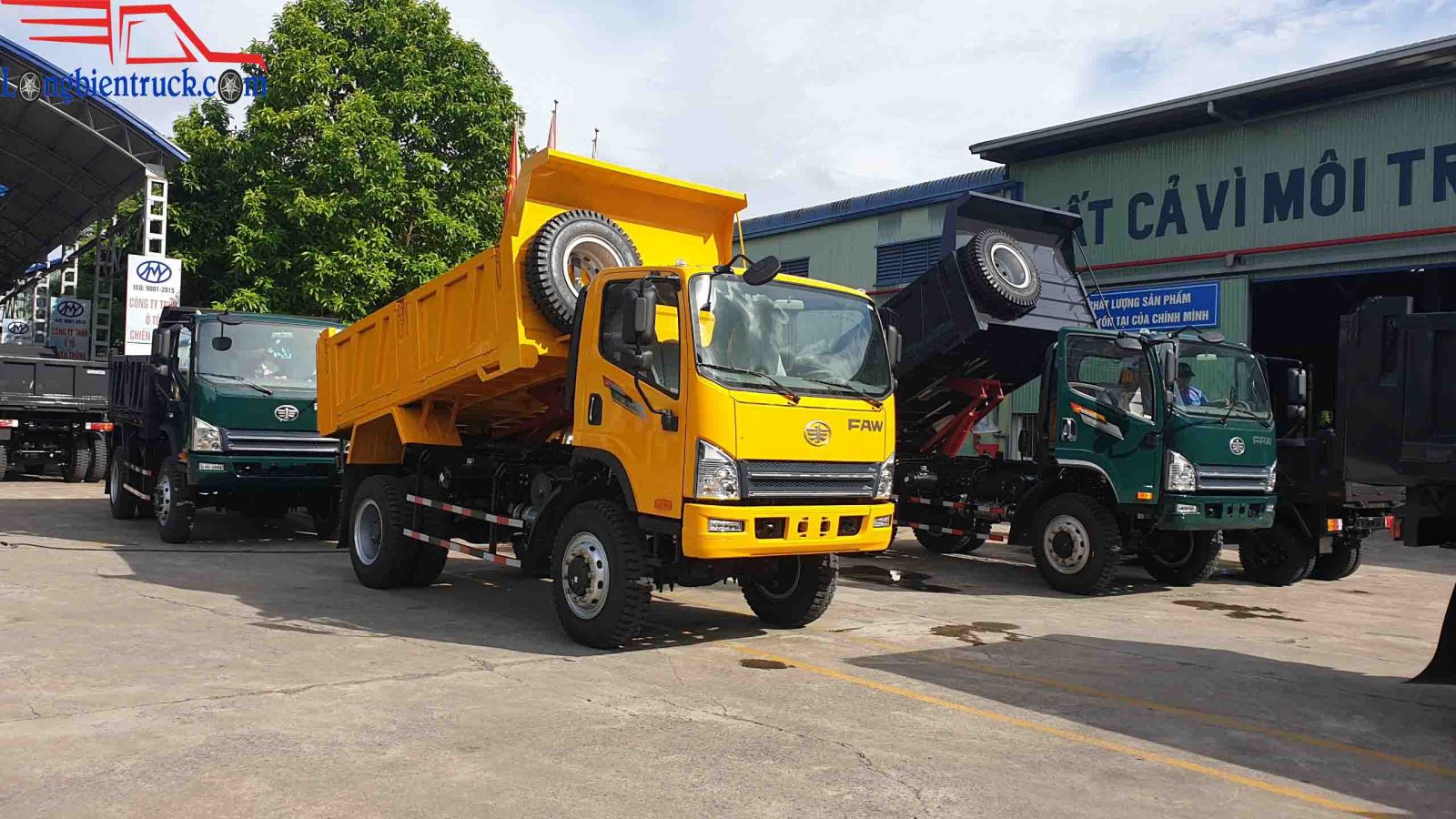 Tổng thể xe ben Chiến Thắng 7.7 tấn 2 cầu dầu Tổng thể xe ben Chiến Thắng 7.7 tấn 2 cầu dầu