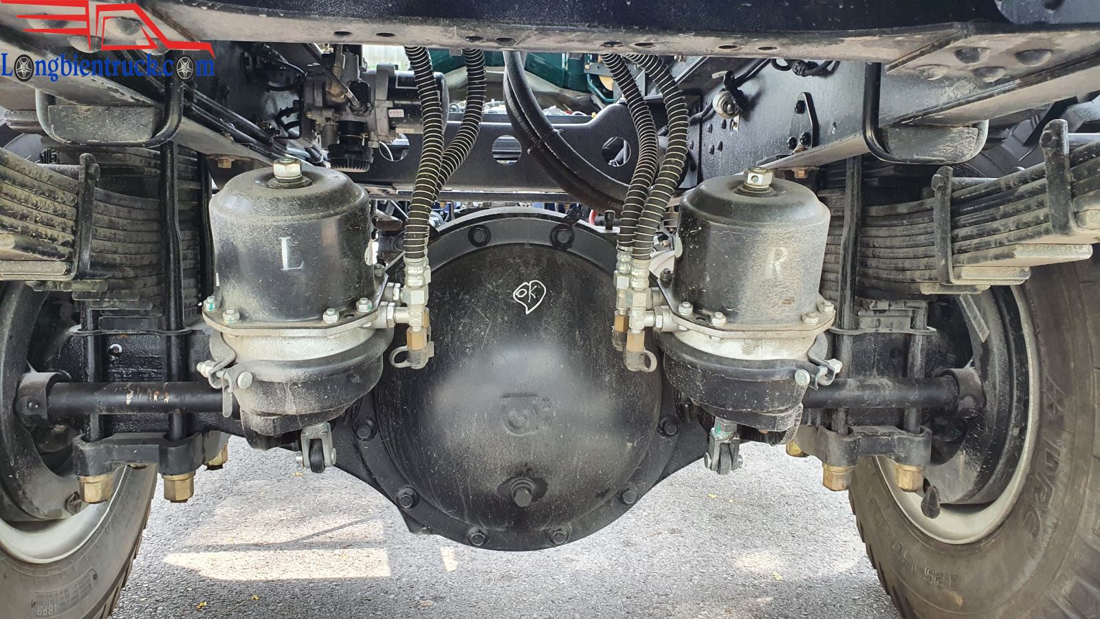 Hệ thống khung gầm xe ben Chiến Thắng DAYUN 5.8 tấn Hệ thống khung gầm xe ben Chiến Thắng DAYUN 5.8 tấn