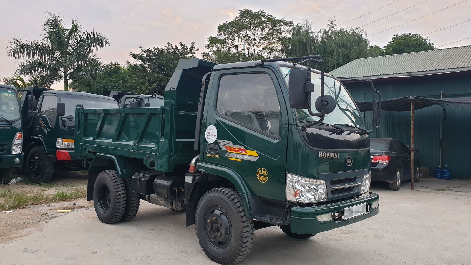 Xe tải ben Hoa Mai 3 tấn đời mới