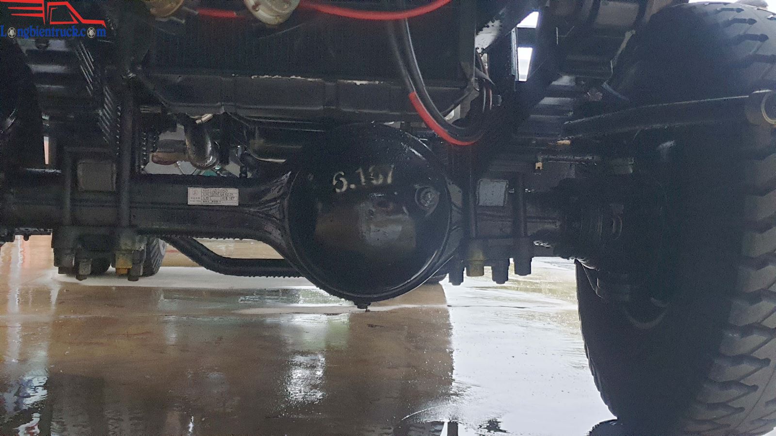 Khung gầm trước xe ben Hoa Mai 5 tấn 2 cầu Khung gầm trước xe ben Hoa Mai 5 tấn 2 cầu