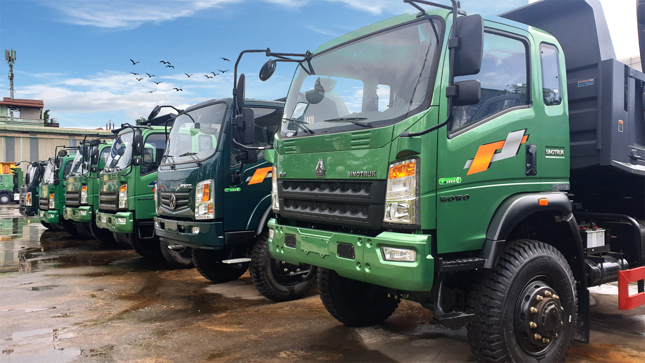 Xe ben TMT đời mới Xe ben TMT đời mới