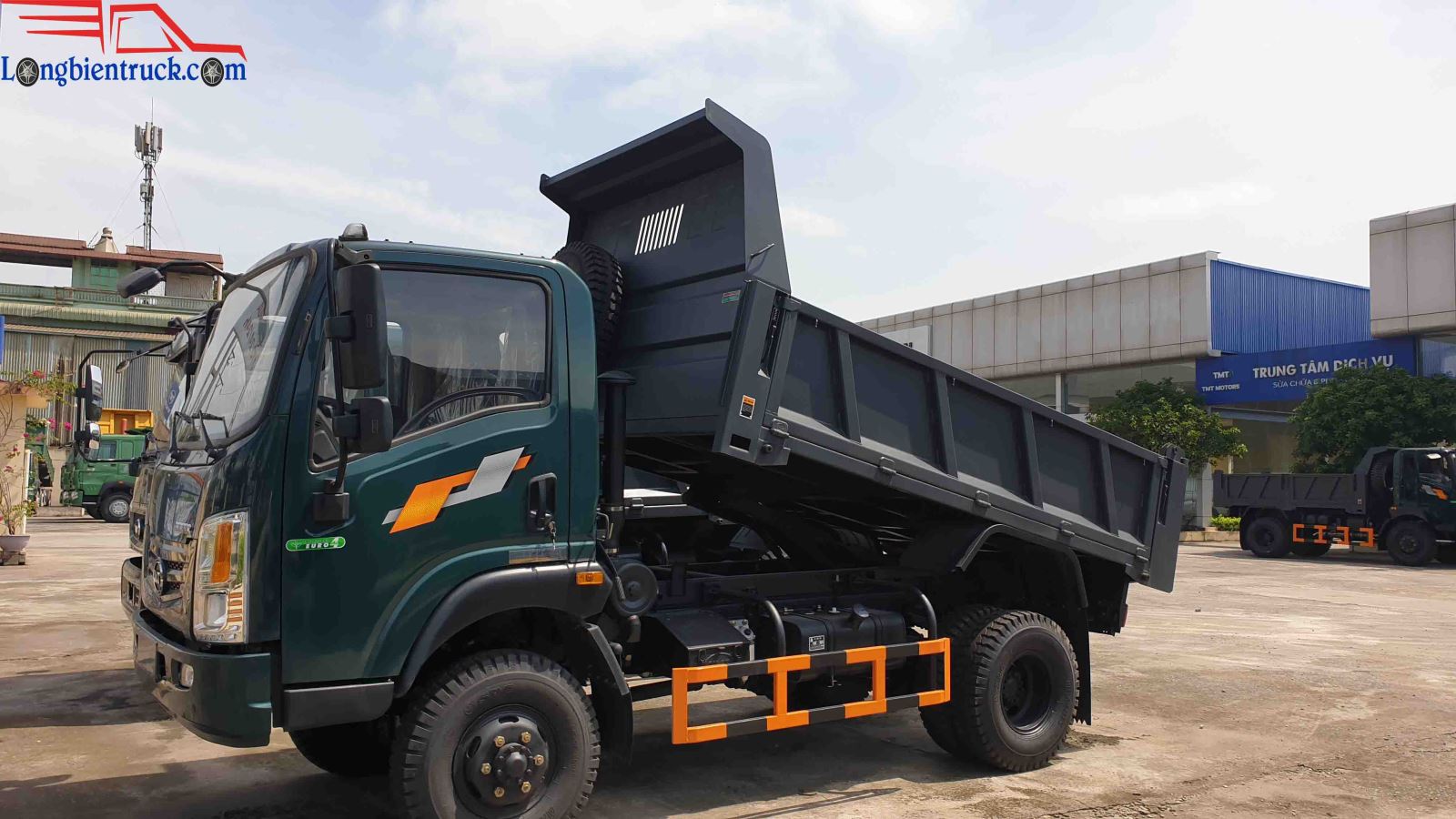Tổng thể xe tải ben TMT 5 tấn 2 cầu Euro 4