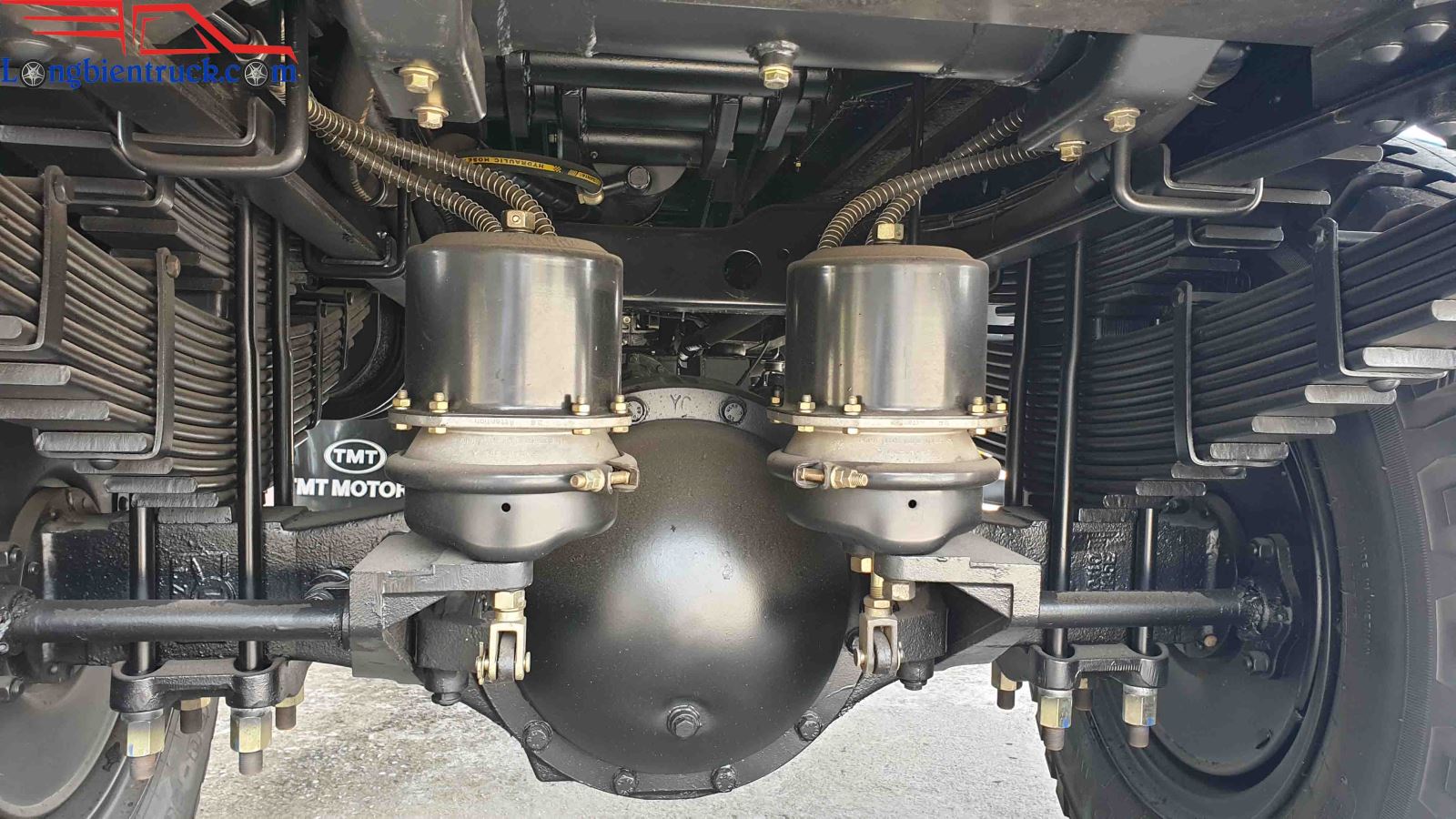 Hệ thống khung gầm xe ben TMT 7 tấn 2 cầu láp Euro 4 Hệ thống khung gầm xe ben TMT 7 tấn 2 cầu láp Euro 4