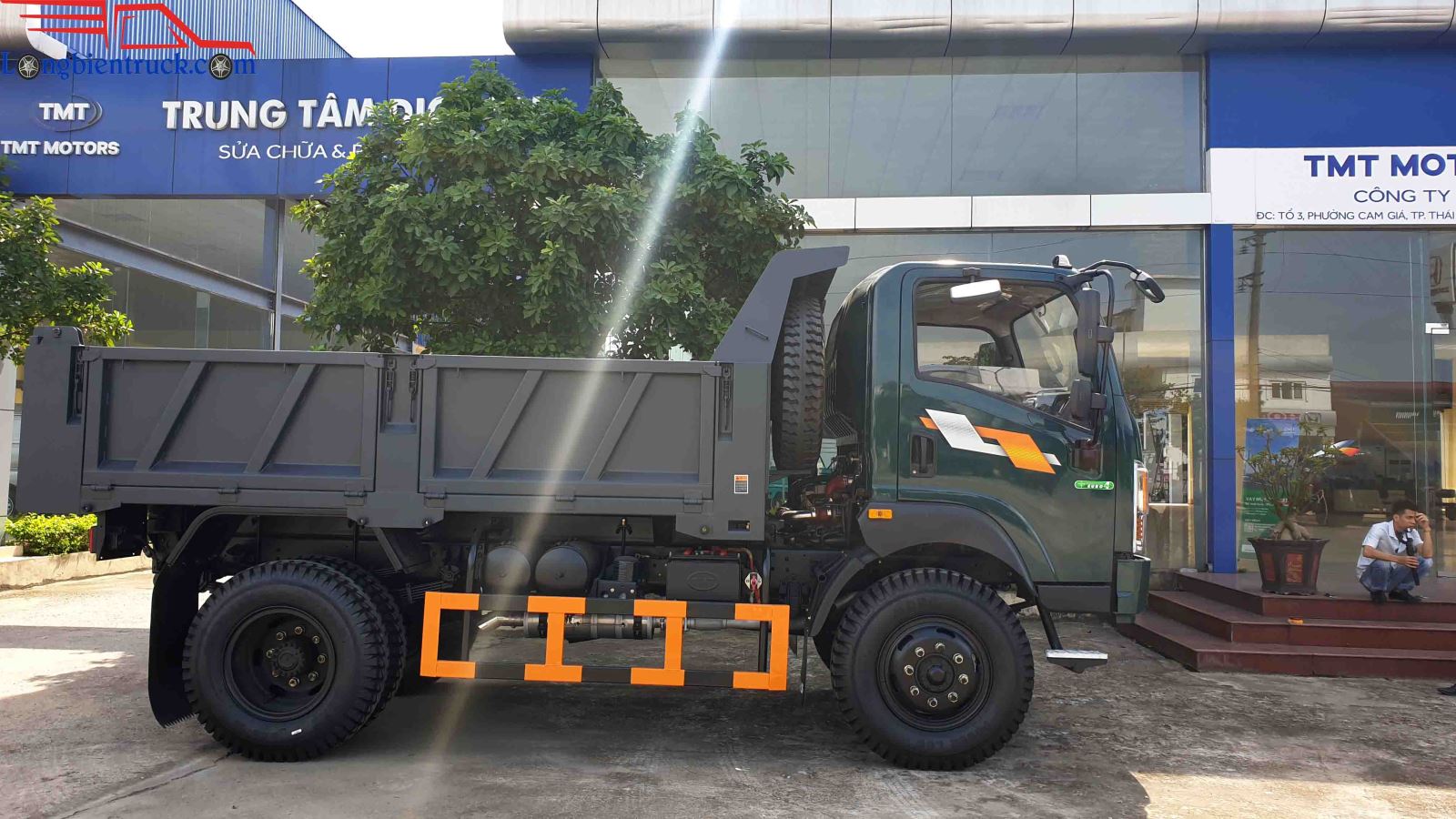 Tổng thể sườn phải xe ben TMT 7 tấn 2 cầu láp Euro 4 Tổng thể sườn phải xe ben TMT 7 tấn 2 cầu láp Euro 4