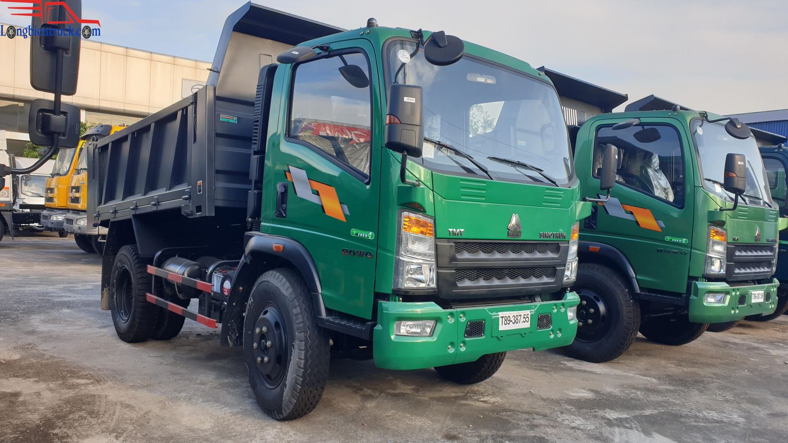 Xe tải ben TMT Sinotruk 6.5 tấn Euro 4 phiên bản cầu chậm