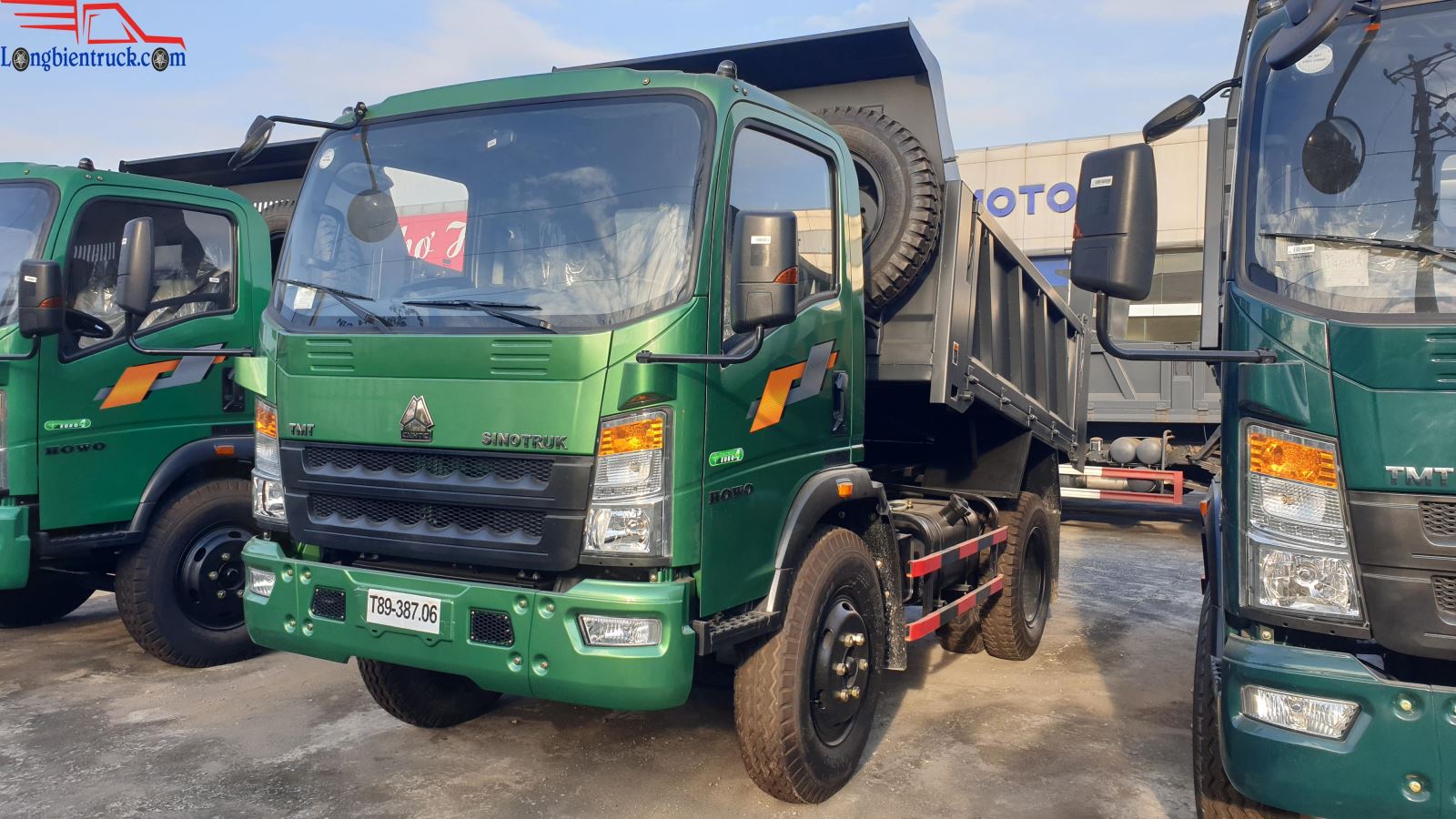 Xe tải ben TMT Sinotruk 6.5 tấn Euro 4 phiên bản cầu nhanh