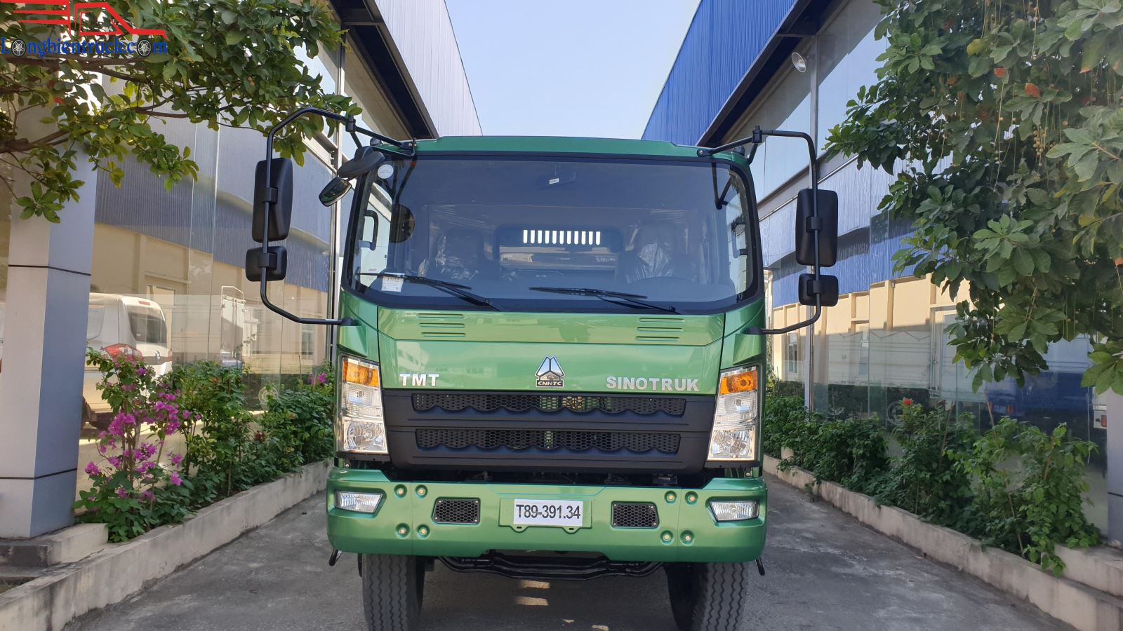 Mặt trước cabin xe ben TMT Sinotruk 8 tấn Mặt trước cabin xe ben TMT Sinotruk 8 tấn