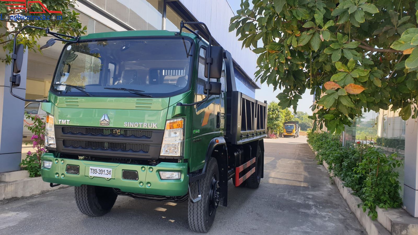 Xe tải ben TMT Sinotruk 8 tấn 1 cầu cabin Howo