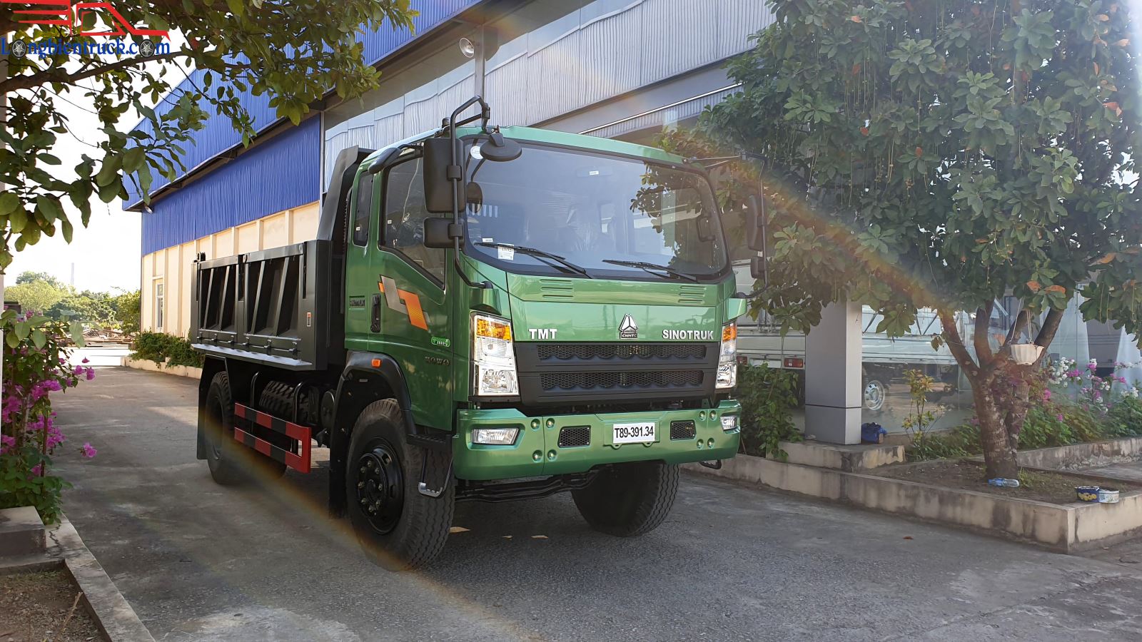 Xe tải ben TMT Sinotruk 8 tấn 1 cầu cabin Howo