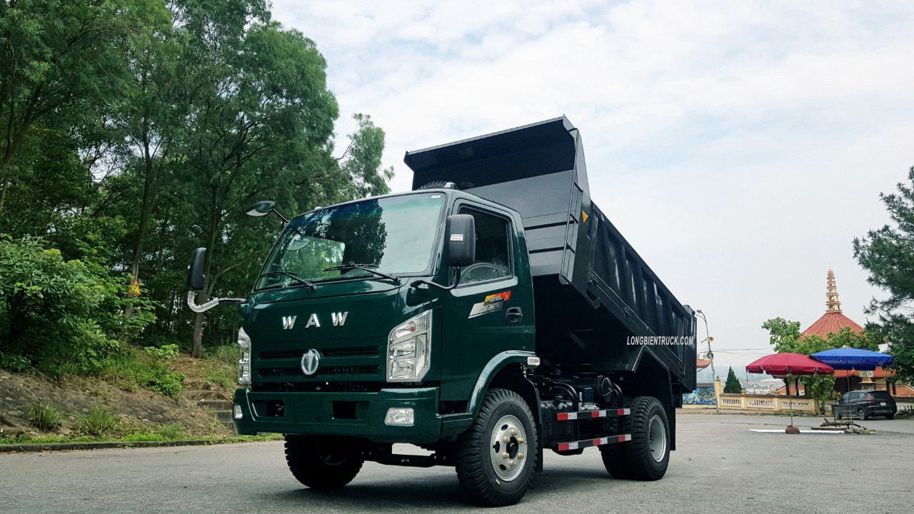 Tổng thể xe ben WAW Chiến Thắng 5t9