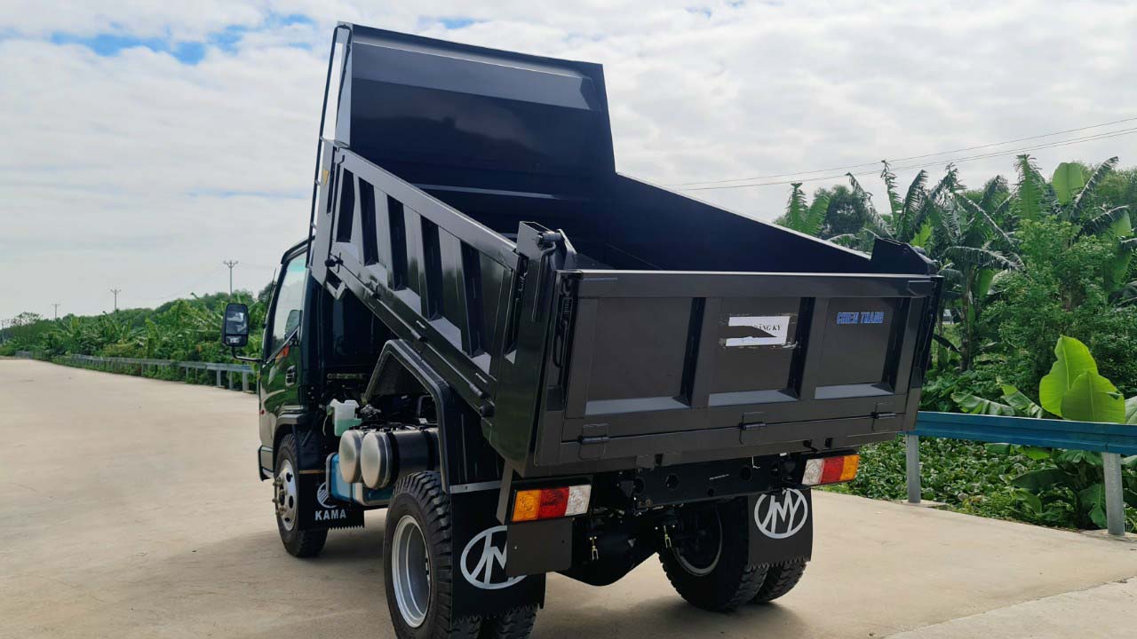 Thùng hàng của xe tải ben Chiến Thắng 3.48 tấn đời mới Thùng hàng của xe tải ben Chiến Thắng 3.48 tấn đời mới