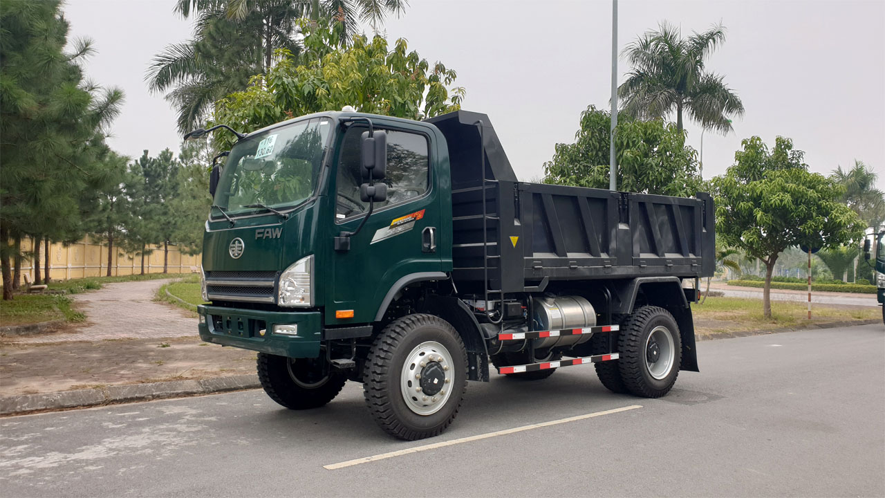 Xe tải ben Chiến Thắng FAW 7.7 tấn 2 cầu Euro 4 cầu dầu