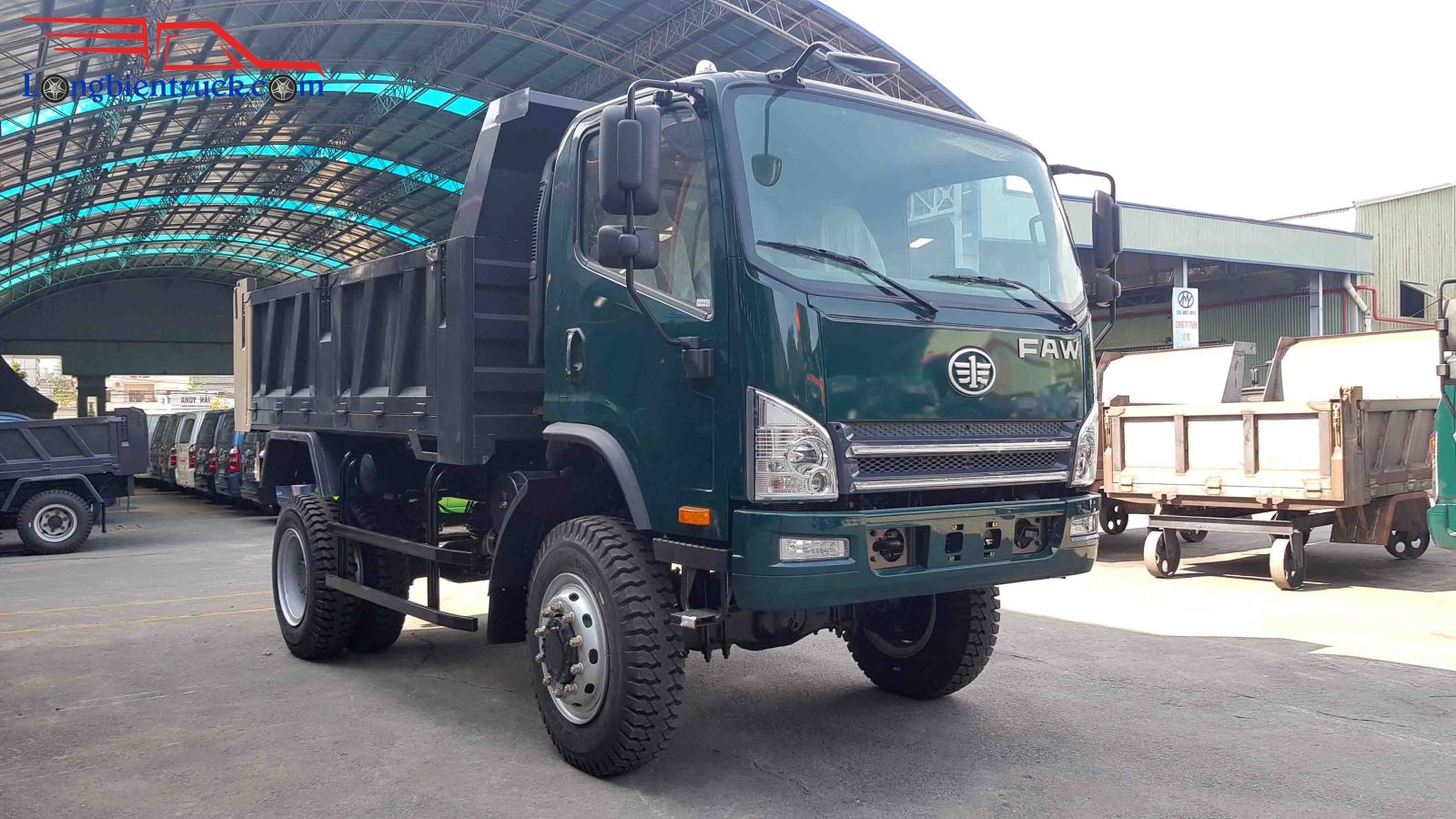 Xe ben Chiến Thắng 7t7 dòng xe có trọng tâm dồn nhiều phía trước xứng danh số 1 xe đi rừng