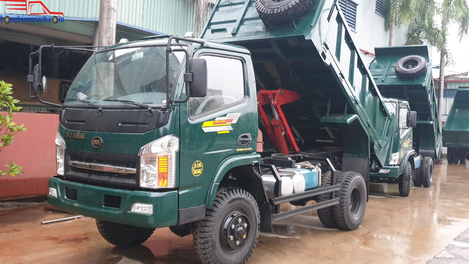 Tổng thể xe ben Hoa Mai 4t95 2 cầu Tổng thể xe ben Hoa Mai 4t95 2 cầu