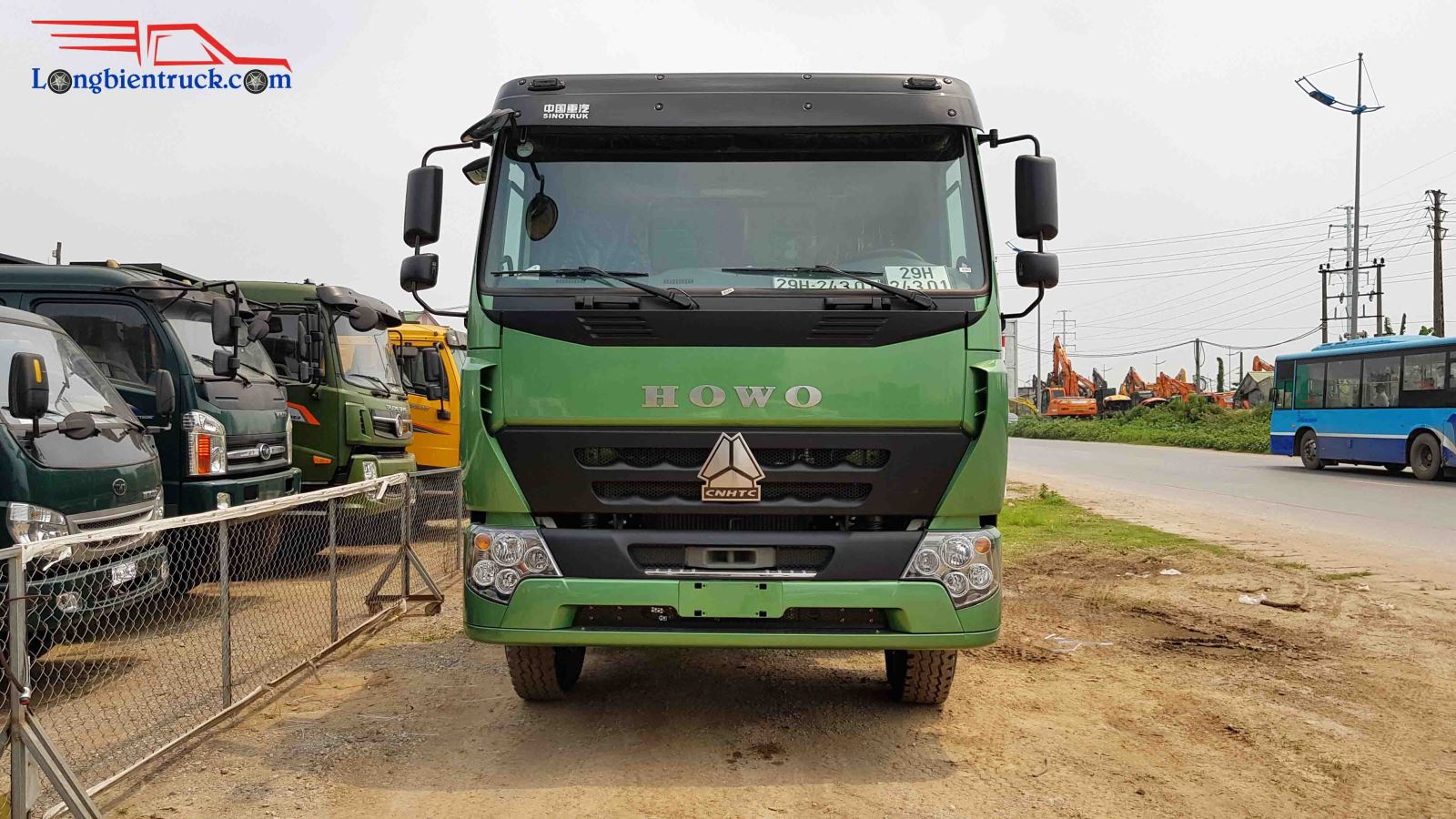 Tổng thể mặt trước của Howo 2020