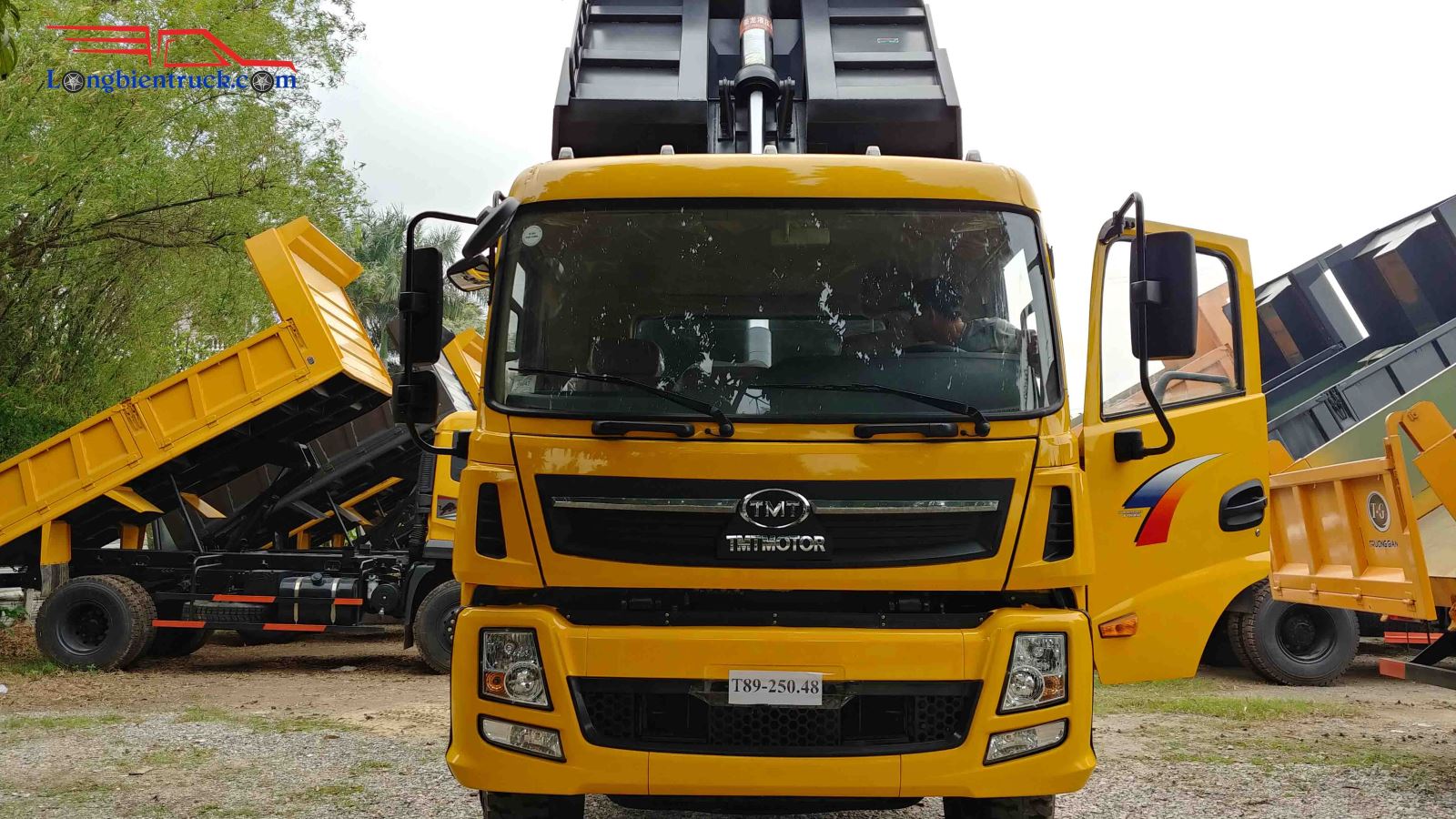 Xe tải ben TMT 8 tấn mặt quỷ KC13280D Xác nặng