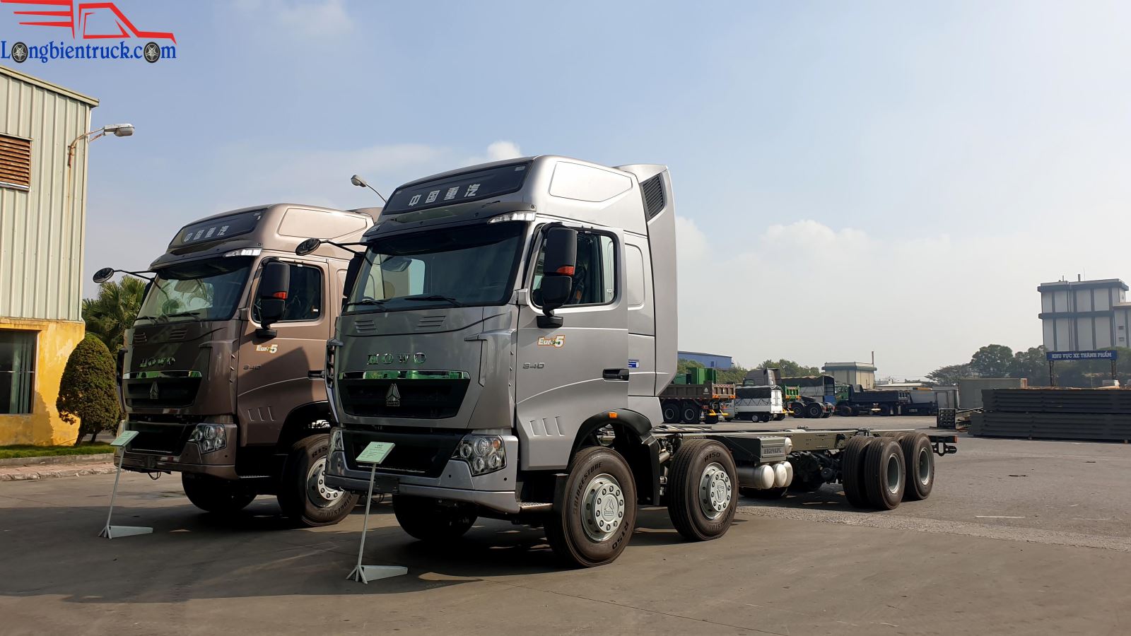 Xe tải Howo 4,5 chân sắt xi đời mới