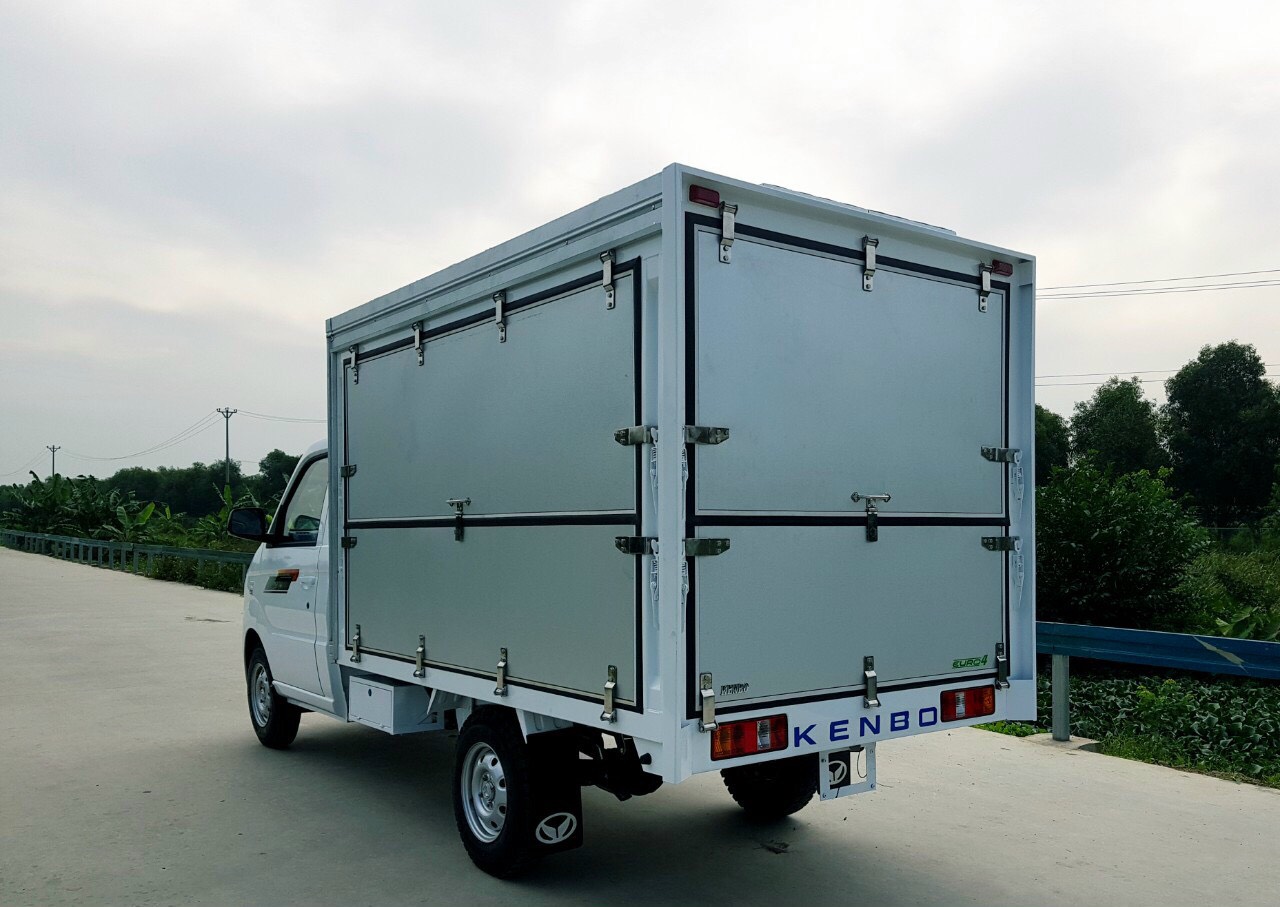 Xe tải Kenbo thùng cánh dơi mở nóc 990kg - Xe bán hàng lưu động