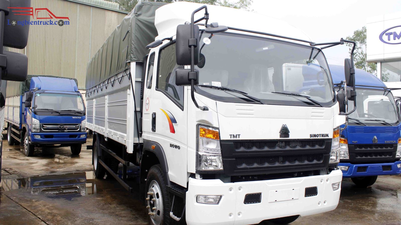 Xe tải sắt xi Howo Sinotruk 7.5 tấn thùng 6m2 hiệu ST9675T