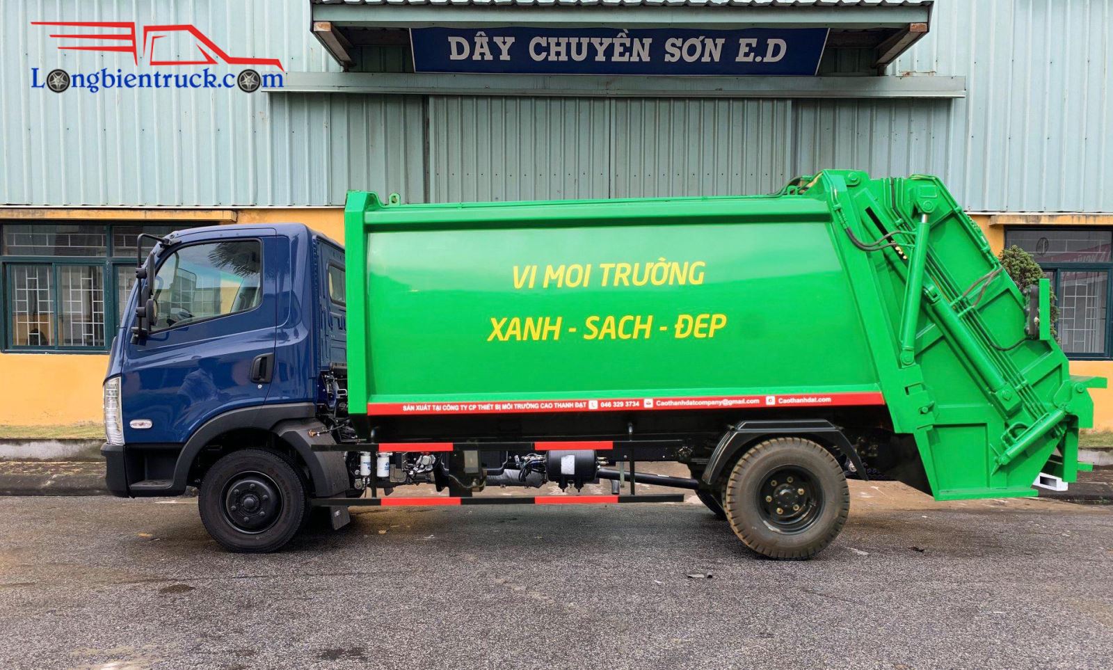 Xe TMT TATA Ultra 814 chở rác ép rác chuyên dùng