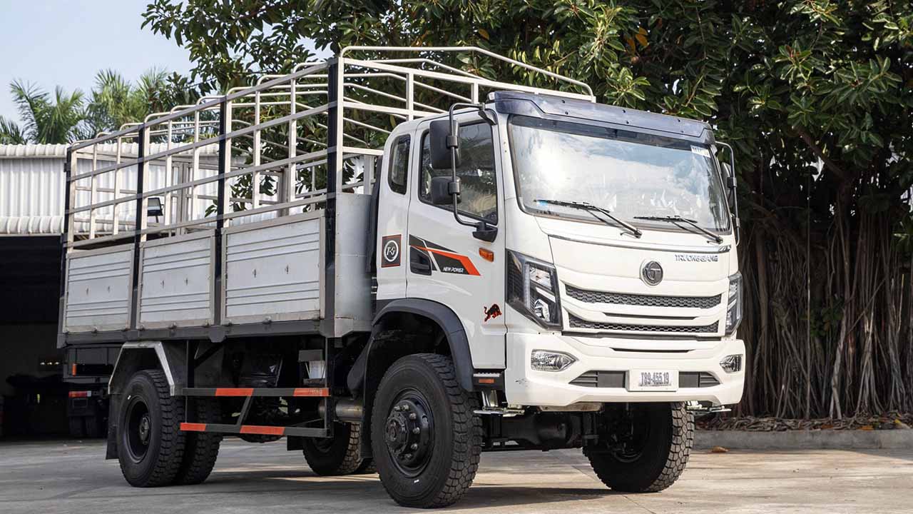 Tổng thể xe tải thùng Trường Giang 6t8 2 cầu dầu Tổng thể xe tải thùng Trường Giang 6t8 2 cầu dầu