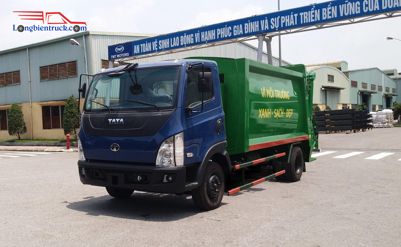 Xe TMT TATA Ultra 814 chở rác ép rác chuyên dùng