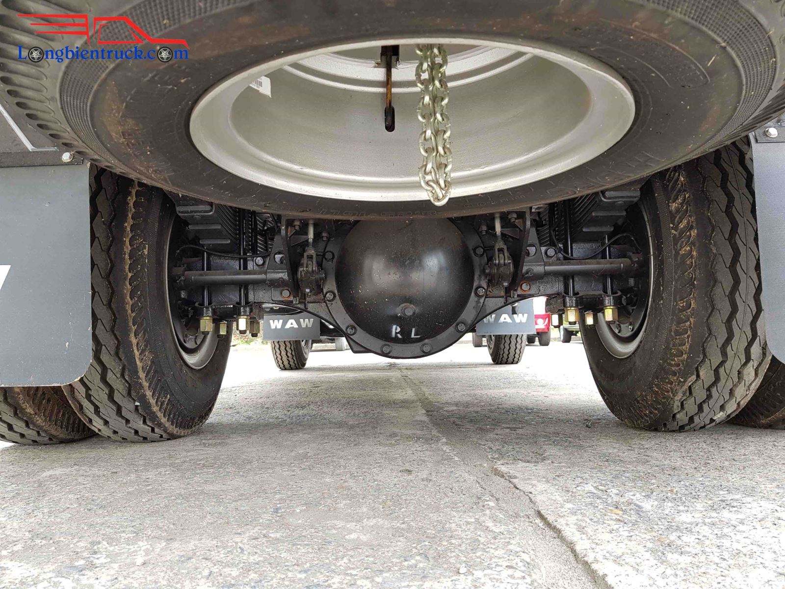 Hệ thống khung gầm xe tải Chiến Thắng WAW 6t1 thùng mui bạt
