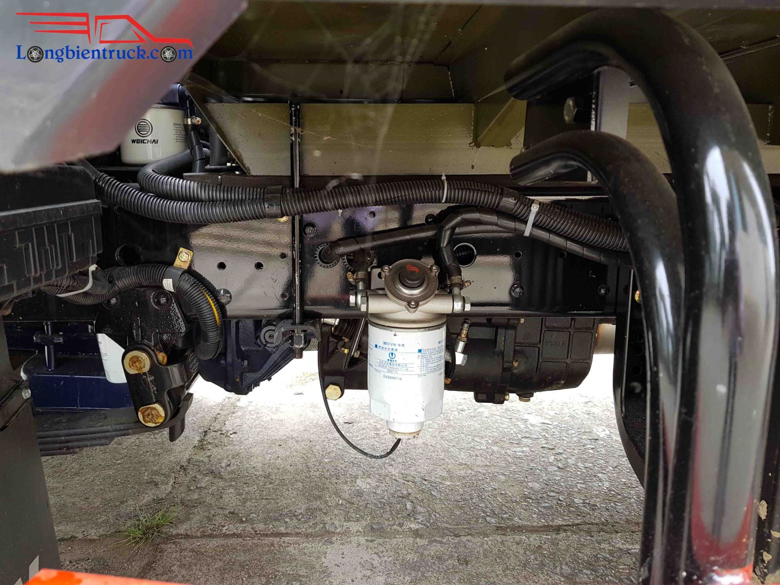 Hệ thống hộp số xe tải Chiến Thắng WAW 6t1 thùng mui bạt