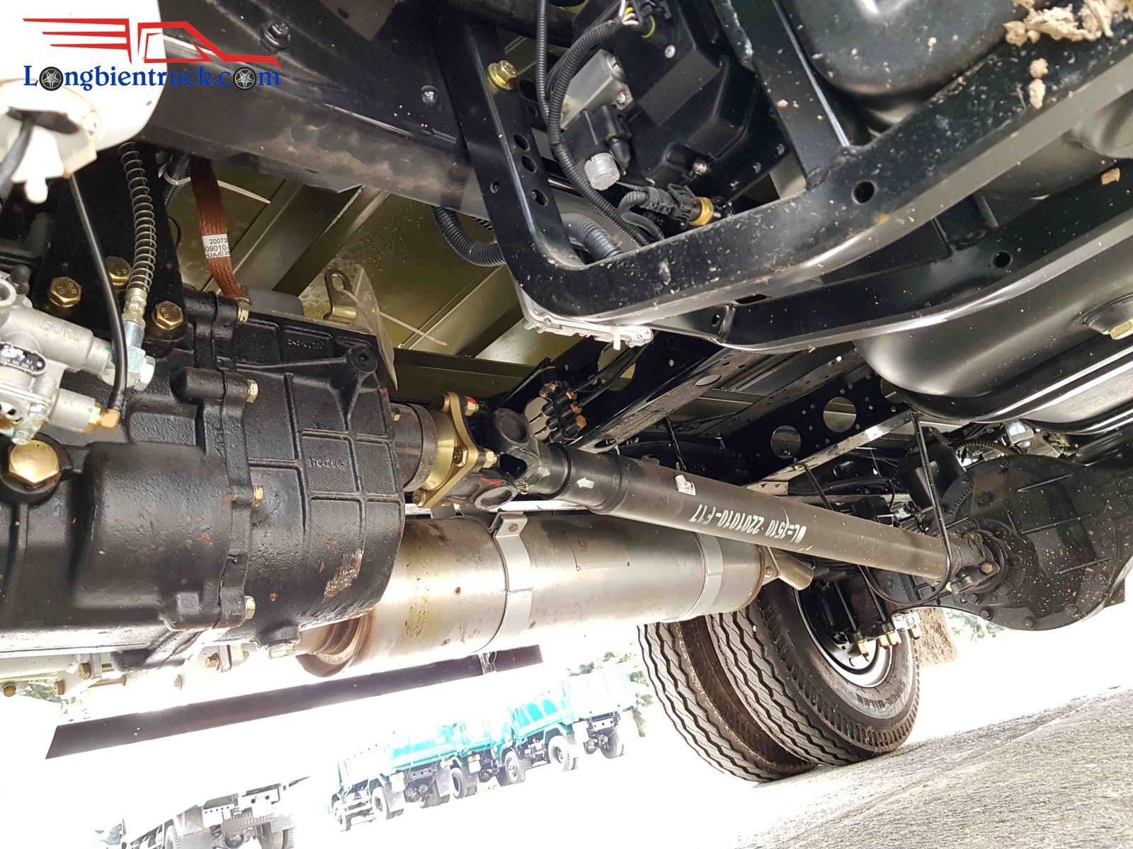 Khung gầm xe tải Chiến Thắng WAW 6t1 thùng mui bạt